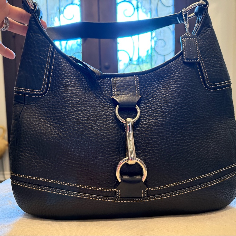 Coach Hampton Pebbled Leather